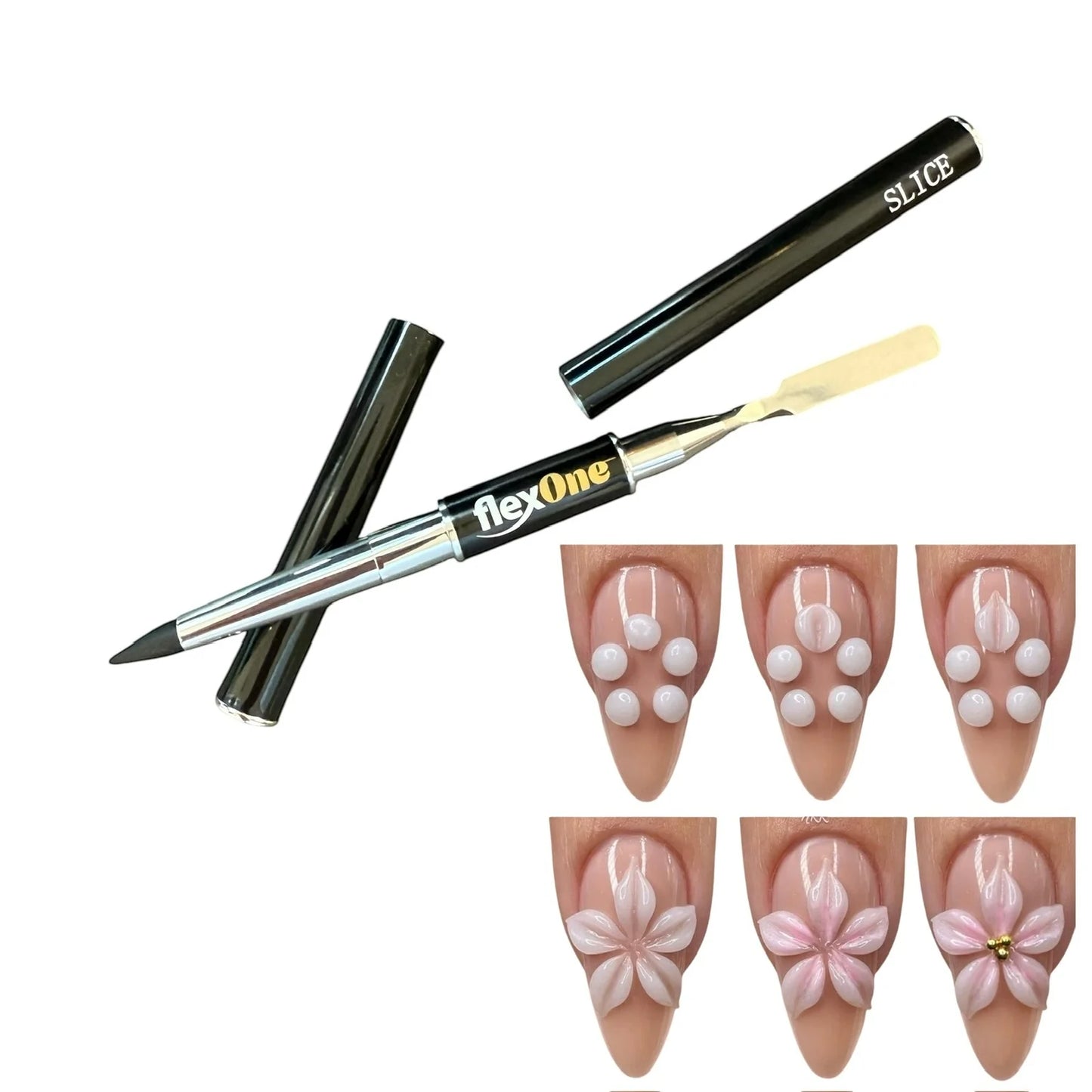 Molding Brush Silicone 2 heads for Sculpture Gel
