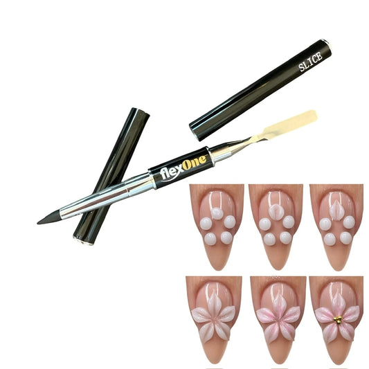 Molding Brush Silicone 2 heads for Sculpture Gel