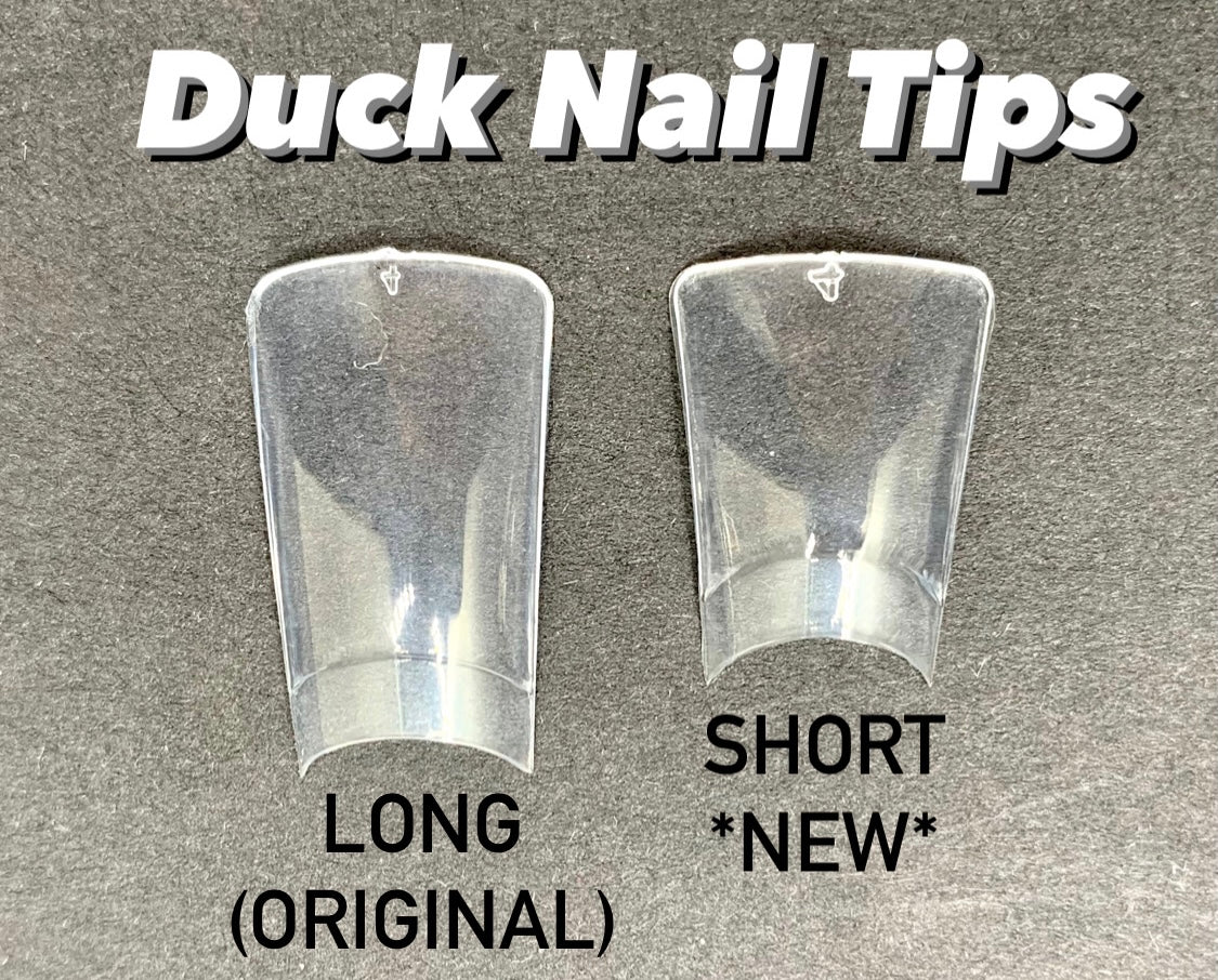 Duck Feet Half cover non C-curve nail tips