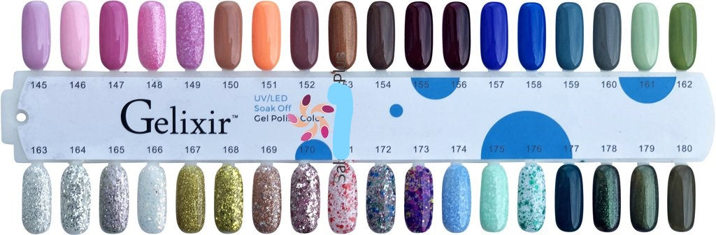 Gelixir Gel Polish Color - 145 to 180