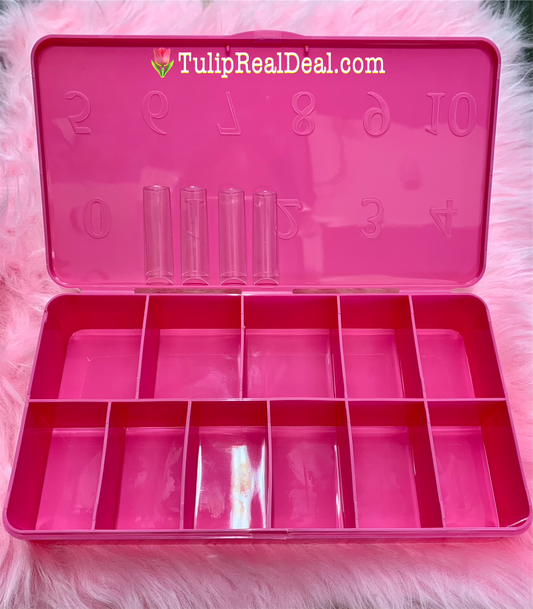 PINK Nail Tips Box (fit Regular/ XXL tips only)