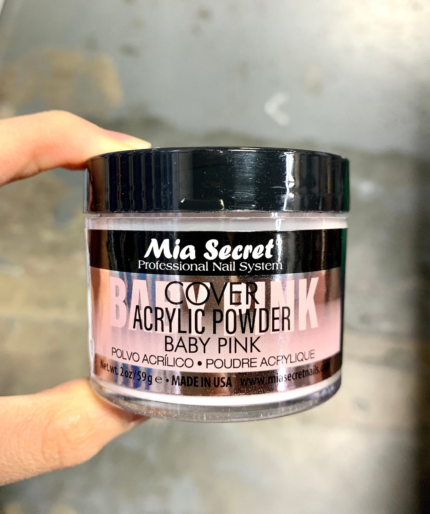 Mia Secret Cover Baby Pink Acrylic Powder 2oz