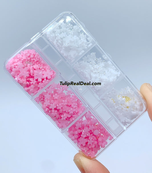 Mini Resin 3D Flowers Box