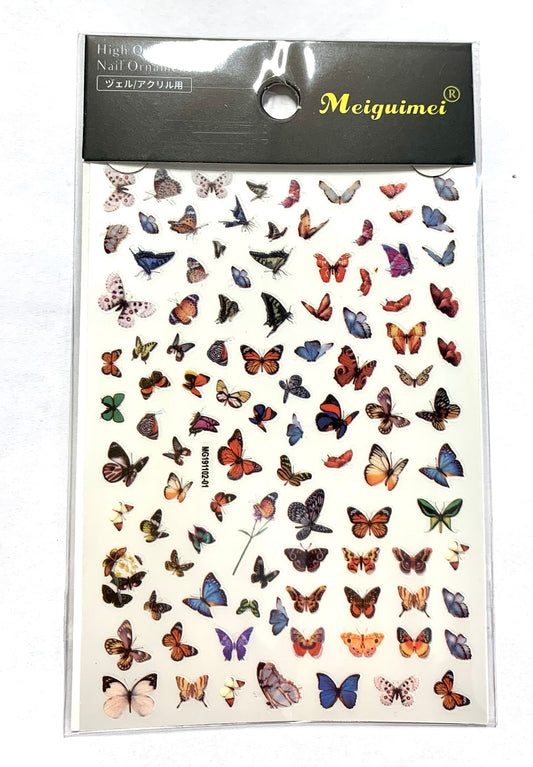 Sticker Butterfly MG-9