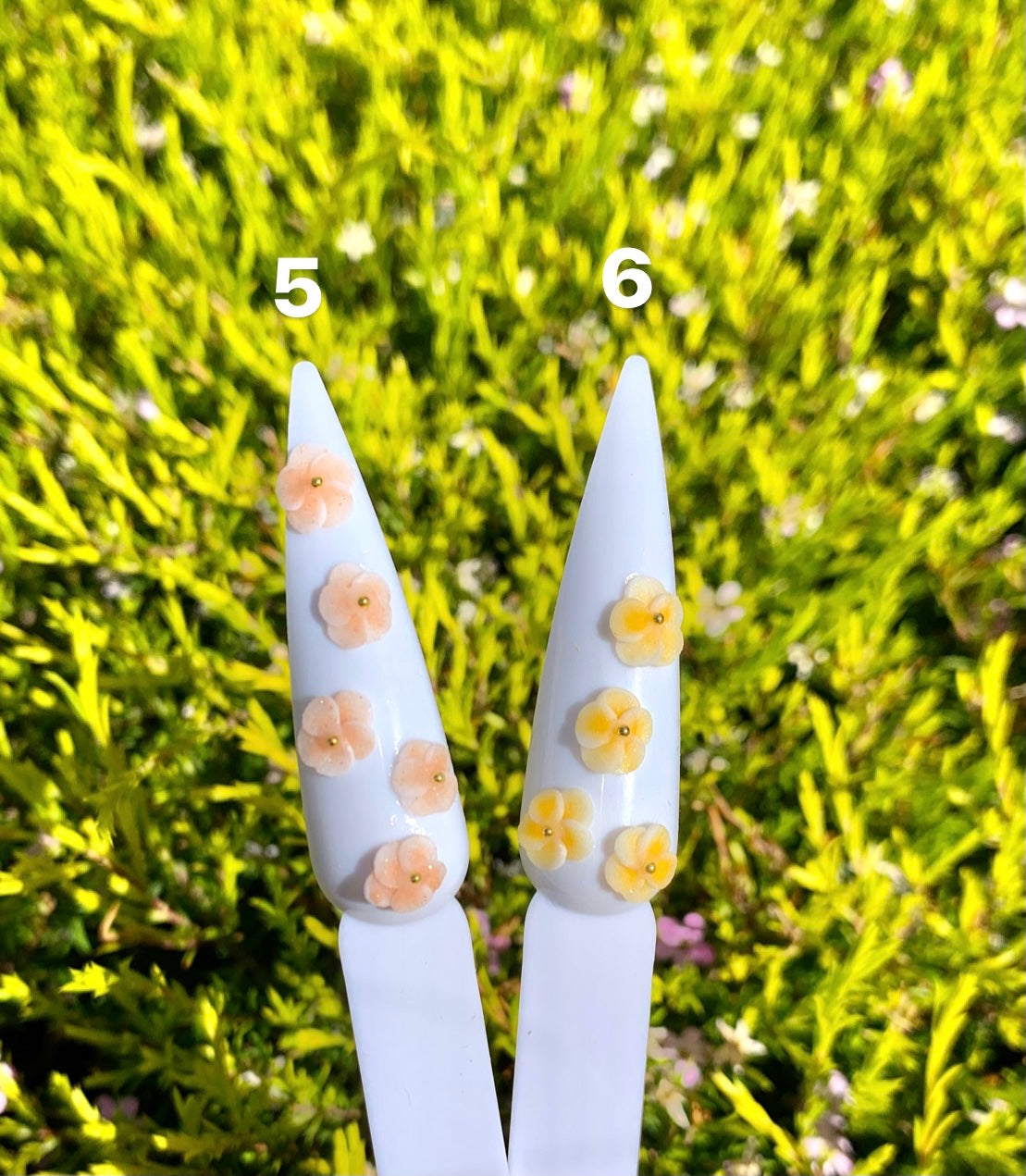 3D Pansy Flowers Petite (5pcs)