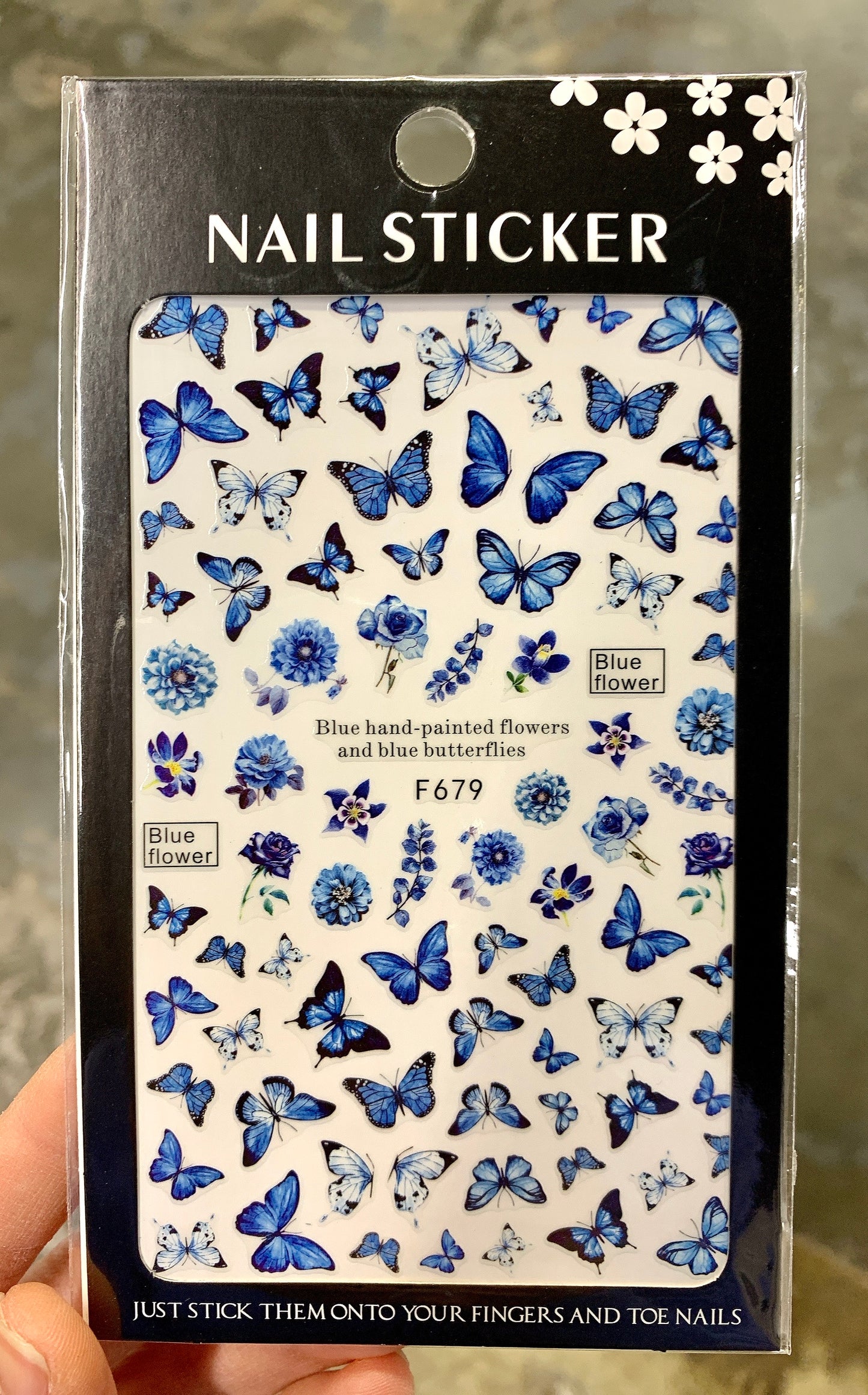 Sticker Blue Butterflies