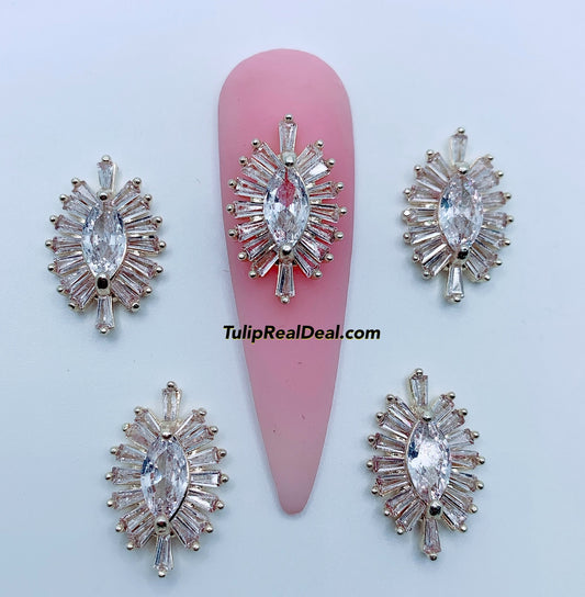 Zircon Bling Fancy 3D nail charm