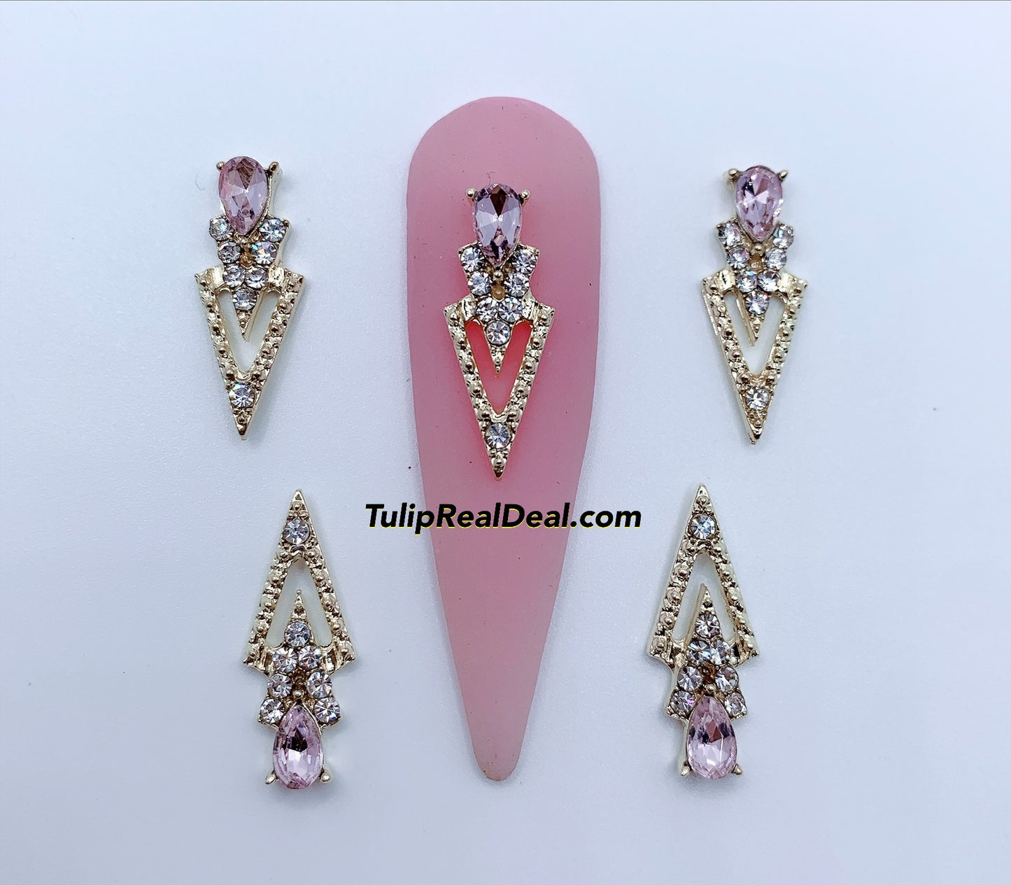 3D Fancy Bling nail charms 5pcs