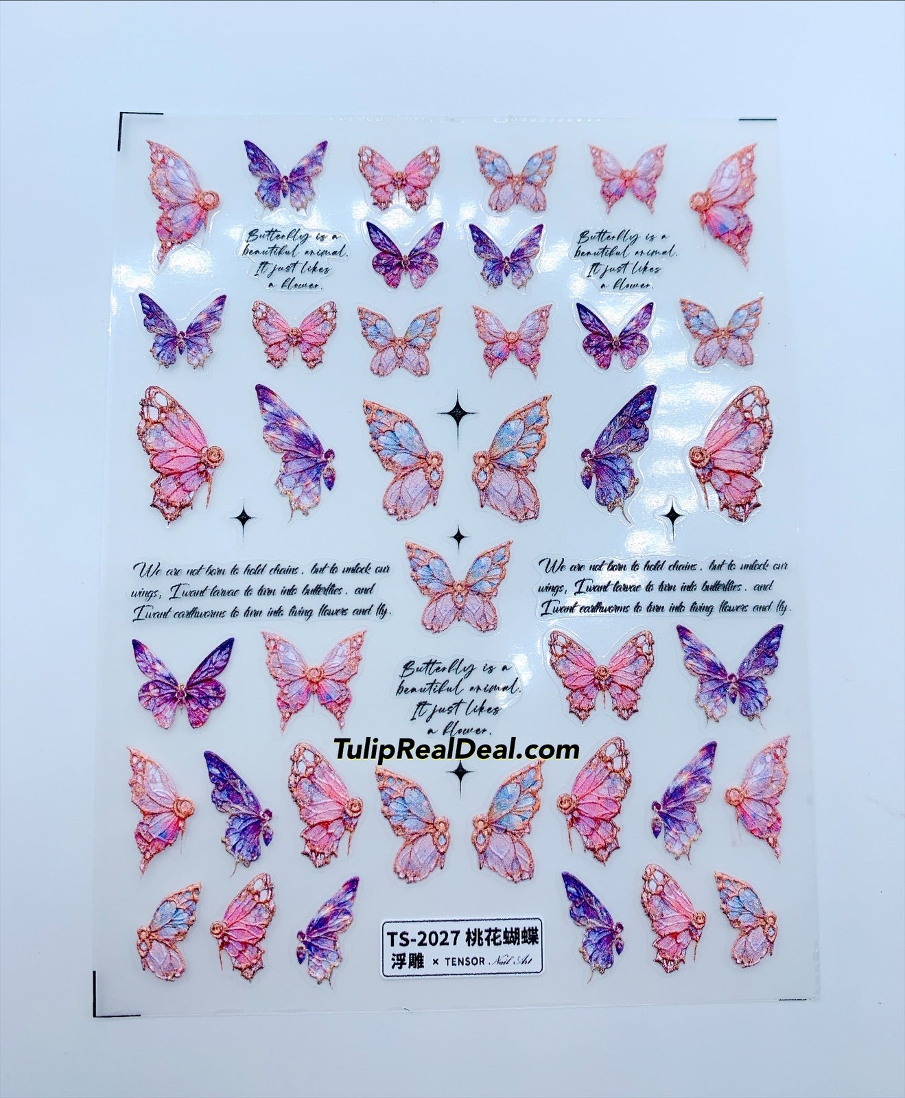 Sticker 3D Butterflies