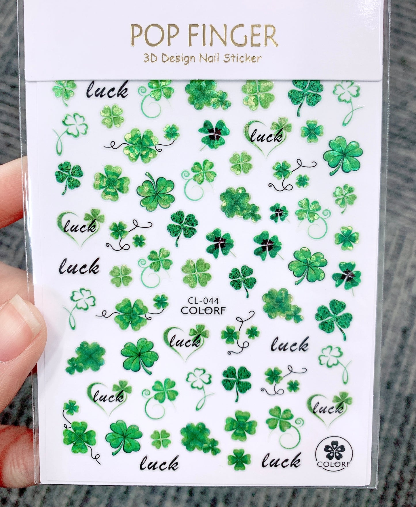 Sticker Lucky clover St Patrick