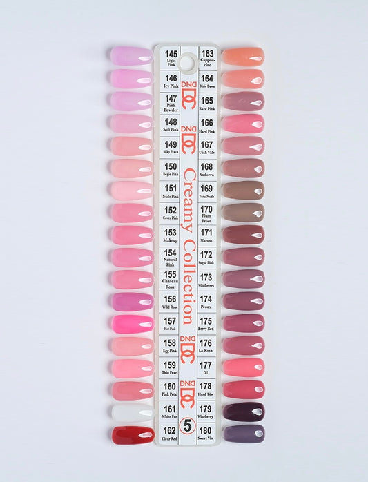 DND DC Gel Polish Color - from 145 to 180 CREAMY COLLECTION