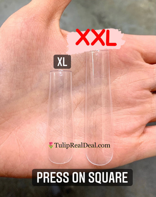 XXL Square Press-On Full Cover Tips