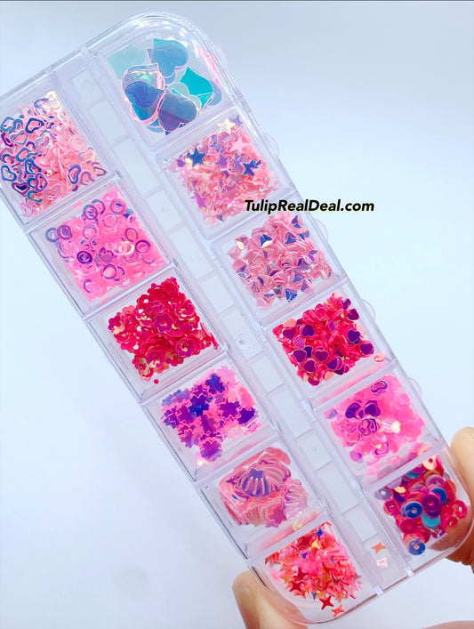 Heart Flakes/ Sequins Set