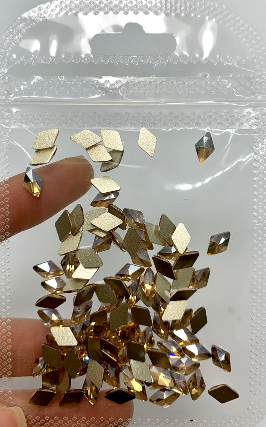 Gold champagne Rhombus Medium