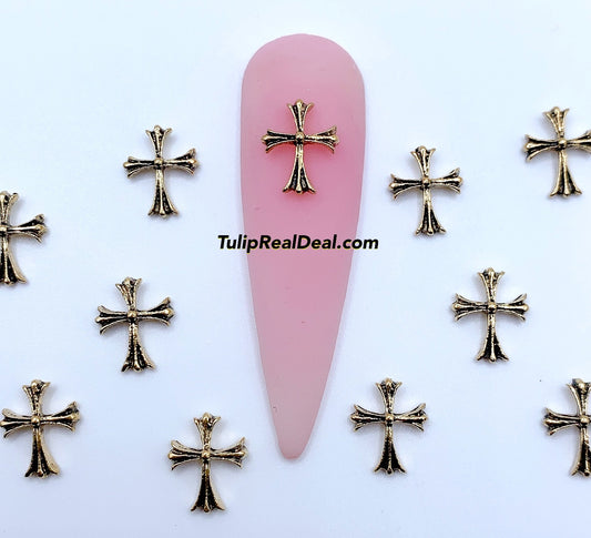 10pcs Crown Pearl nail charms – Tulip Real Deal