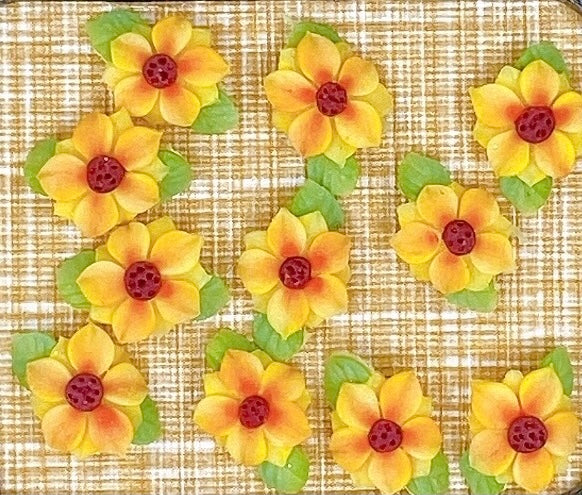 3D Acrylic Sunflowers 4pcs