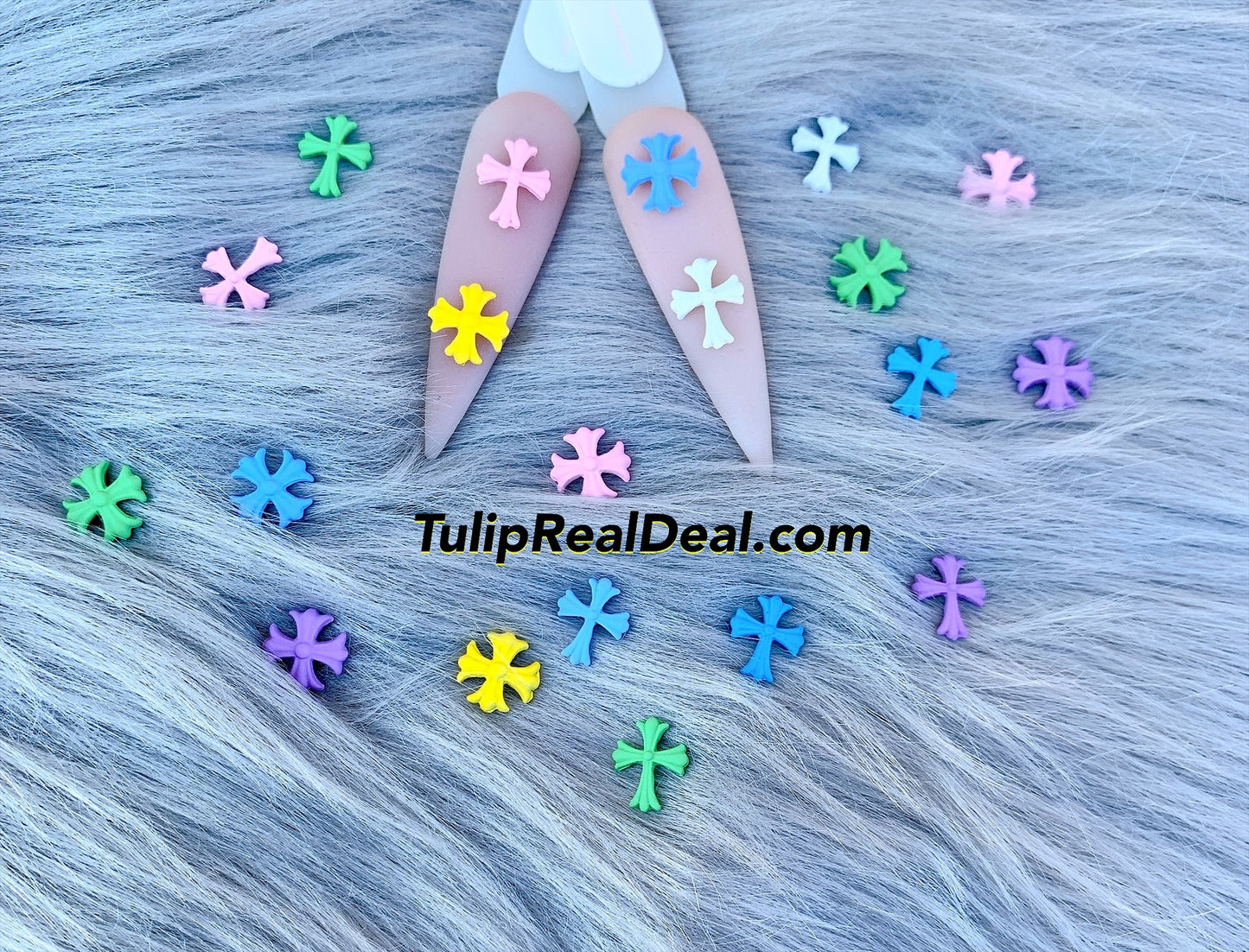 20pcs cross charms COLORS