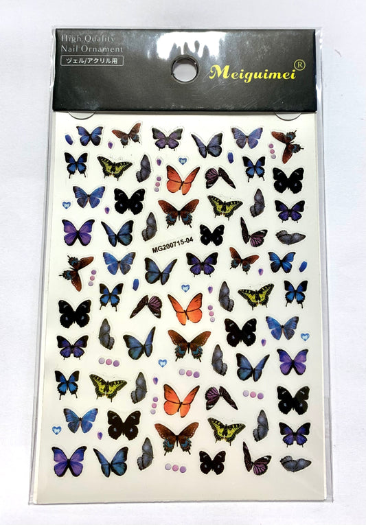 Sticker Butterfly MG-7