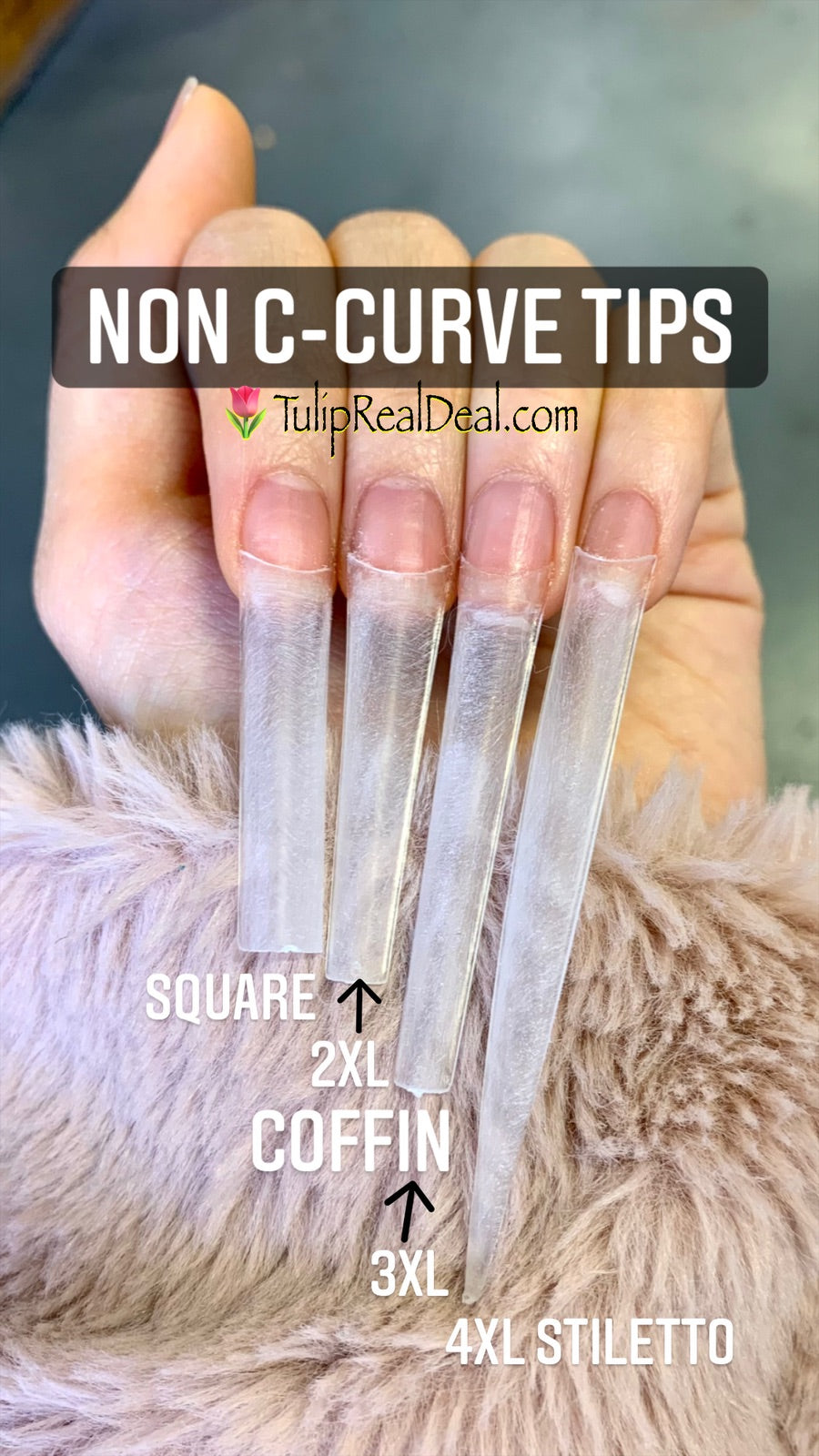 NON C Curve XXL SQUARE Straight tips
