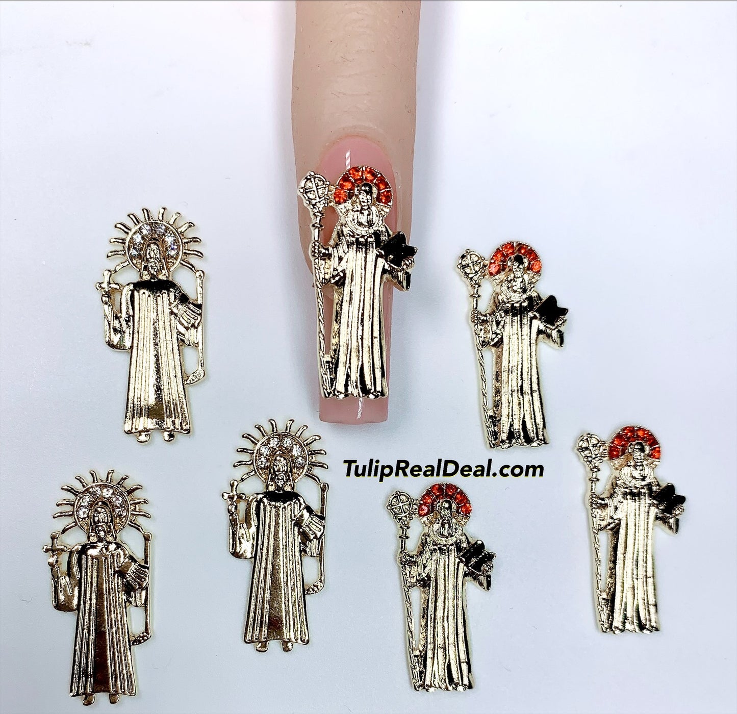 San Benito 3D Bling nail charms