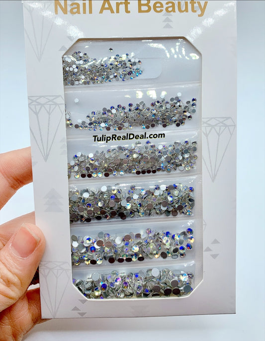 Starry Sky Flatback Rhinestones Mixed sizes